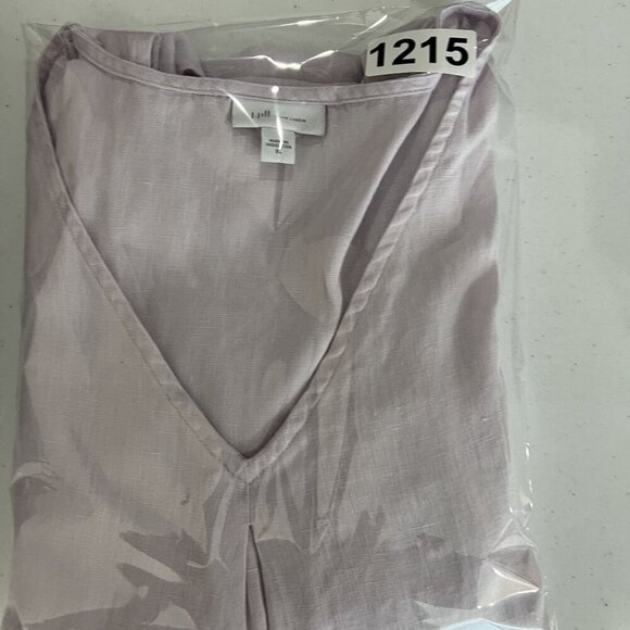 J. Jill Love Linen Women XL Lavender Sleeveless Shift Dress Minimalist Lagenlook - Picture 14 of 14